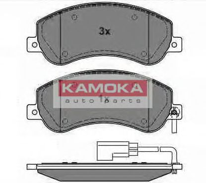 JQ1013856 KAMOKA Brake System Brake Pad Set, disc brake