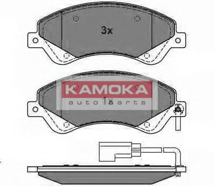 JQ1013858 KAMOKA Brake System Brake Pad Set, disc brake