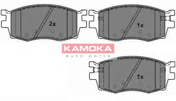 JQ1013910 KAMOKA Brake Pad Set, disc brake