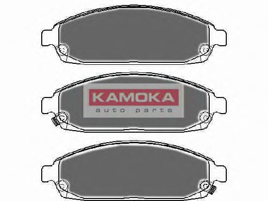 JQ1018004 KAMOKA Brake System Brake Pad Set, disc brake