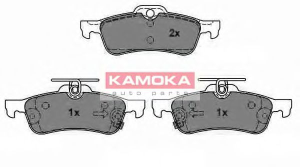 JQ1018082 KAMOKA Brake System Brake Pad Set, disc brake