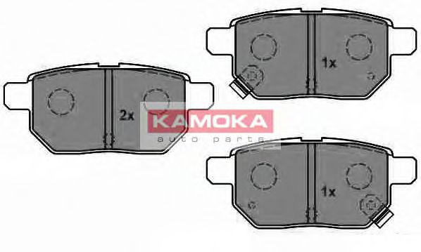 JQ1018084 KAMOKA Brake System Brake Pad Set, disc brake