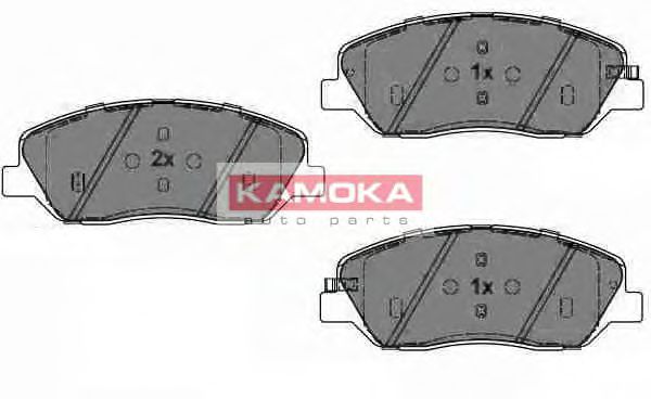 JQ1018222 KAMOKA Brake System Brake Pad Set, disc brake