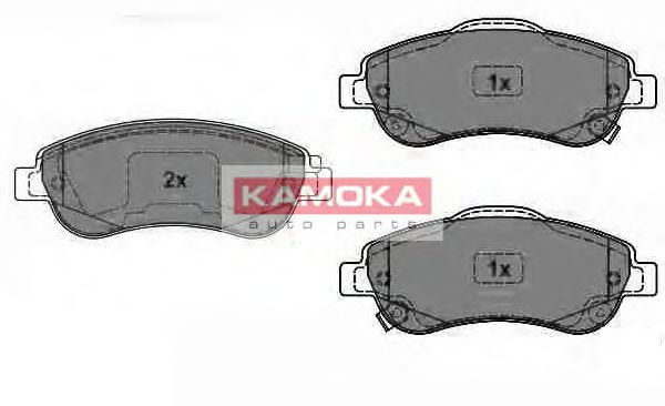 JQ1018456 KAMOKA Brake Pad Set, disc brake