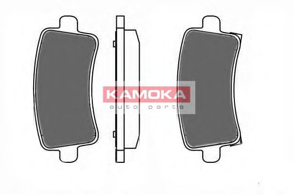 JQ1018504 KAMOKA Brake System Brake Pad Set, disc brake