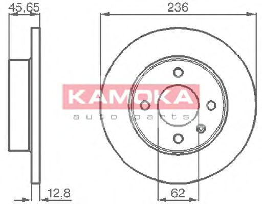 103718 KAMOKA Brake Disc