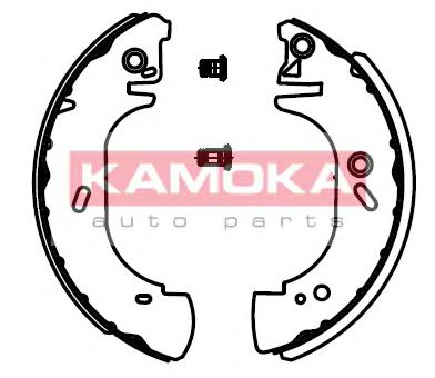 JQ202027 KAMOKA Brake System Brake Shoe Set