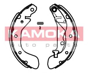 JQ202040 KAMOKA Brake System Brake Shoe Set