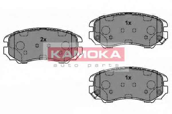JQ101142 KAMOKA Brake System Brake Pad Set, disc brake