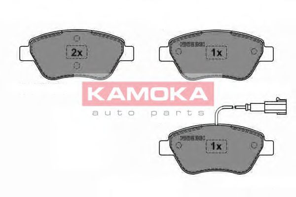 JQ1018114 KAMOKA Brake System Brake Pad Set, disc brake