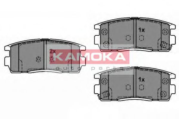 JQ1018370 KAMOKA Brake System Brake Pad Set, disc brake