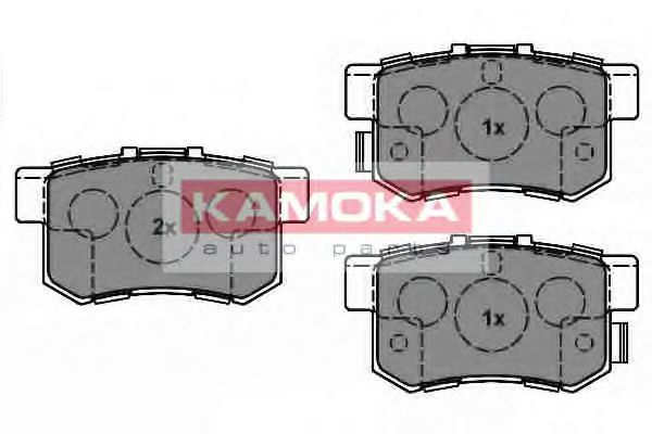 JQ1018538 KAMOKA Brake System Brake Pad Set, disc brake