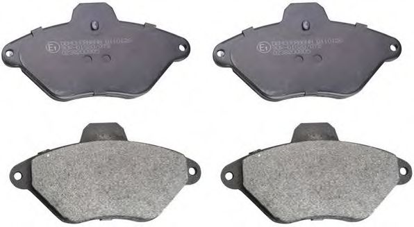 B110126 DENCKERMANN Brake Pad Set, disc brake