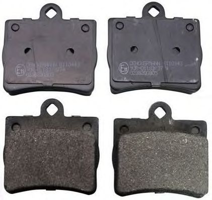 B110443 DENCKERMANN Brake Pad Set, disc brake