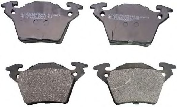 B110473 DENCKERMANN Brake Pad Set, disc brake
