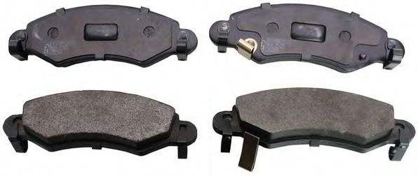 B110572 DENCKERMANN Brake Pad Set, disc brake