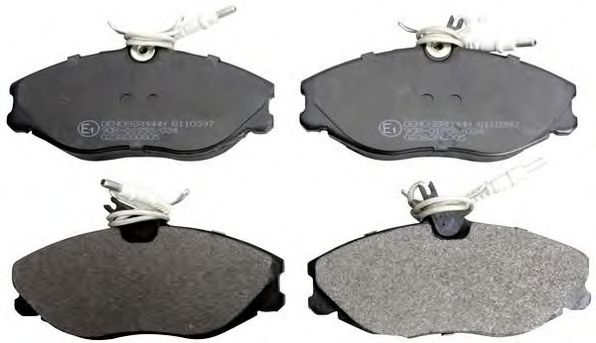 B110597 DENCKERMANN Brake Pad Set, disc brake
