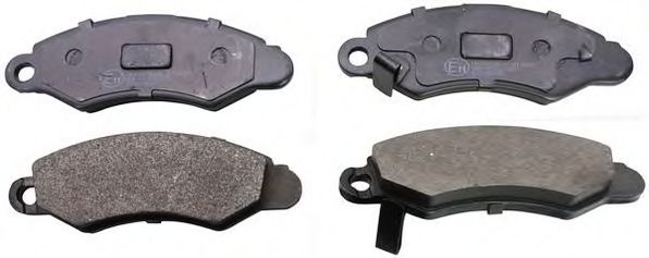 B110709 DENCKERMANN Brake Pad Set, disc brake