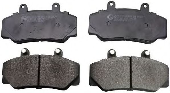 B110807 DENCKERMANN Brake Pad Set, disc brake
