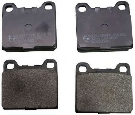 B110820 DENCKERMANN Brake Pad Set, disc brake