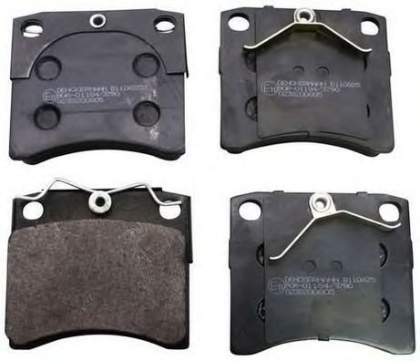 B110825 DENCKERMANN Brake Pad Set, disc brake