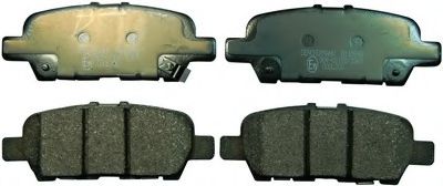 B110998 DENCKERMANN Brake Pad Set, disc brake