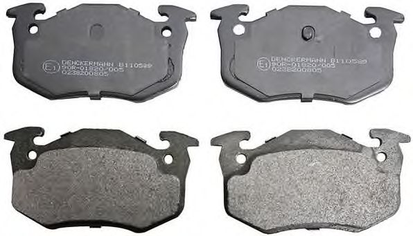 B110589 DENCKERMANN Brake Pad Set, disc brake