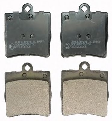B110869 DENCKERMANN Brake Pad Set, disc brake