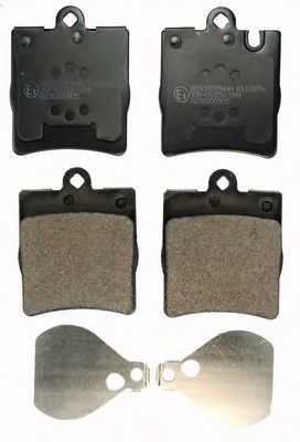 B110876 DENCKERMANN Brake Pad Set, disc brake