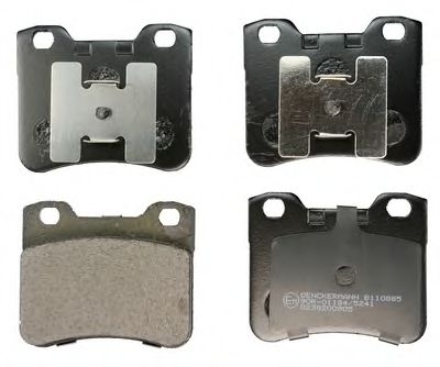 B110885 DENCKERMANN Brake Pad Set, disc brake
