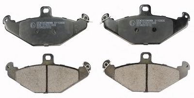 B110906 DENCKERMANN Brake Pad Set, disc brake