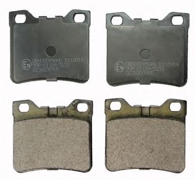 B110914 DENCKERMANN Brake Pad Set, disc brake