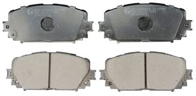 B110959 DENCKERMANN Brake Pad Set, disc brake