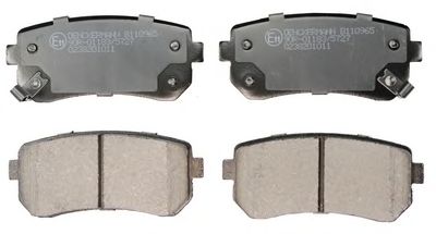 B110965 DENCKERMANN Brake Pad Set, disc brake