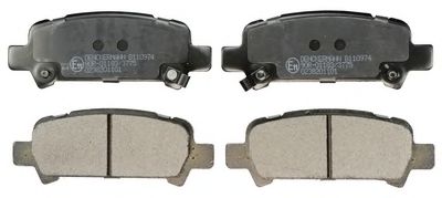 B110974 DENCKERMANN Brake Pad Set, disc brake