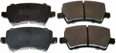 B111043 DENCKERMANN Brake Pad Set, disc brake