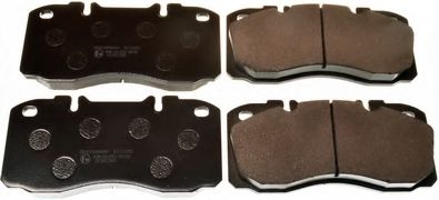 B111055 DENCKERMANN Brake Pad Set, disc brake