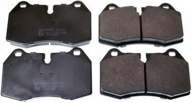 B111094 DENCKERMANN Brake Pad Set, disc brake
