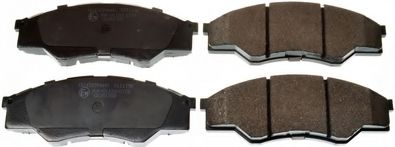B111196 DENCKERMANN Brake Pad Set, disc brake