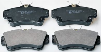 B111237 DENCKERMANN Brake Pad Set, disc brake