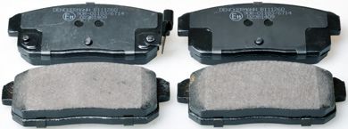 B111260 DENCKERMANN Brake Pad Set, disc brake