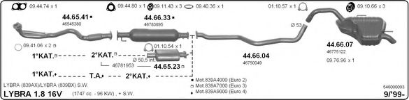 546000093 IMASAF Exhaust System