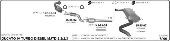 524000449 IMASAF Exhaust System
