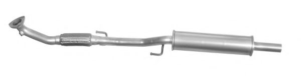 71.07.03 IMASAF Exhaust System Front Silencer