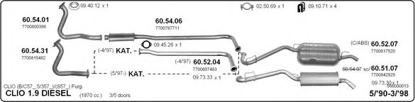 566000013 IMASAF Exhaust System