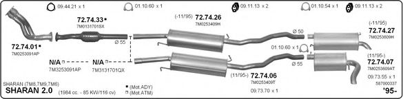587000337 IMASAF Exhaust System