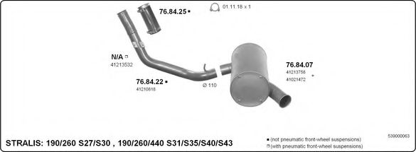 539000063 IMASAF Exhaust System Exhaust System