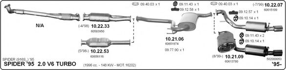 502000053 IMASAF Exhaust System