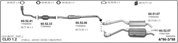 566000004 IMASAF Exhaust System