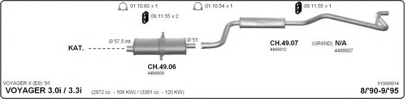 513000014 IMASAF Exhaust System